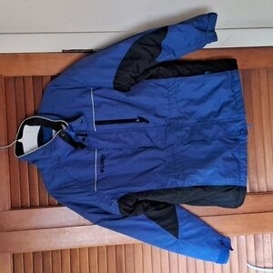 Columbia kids size 14/16 black and blue winter jacket